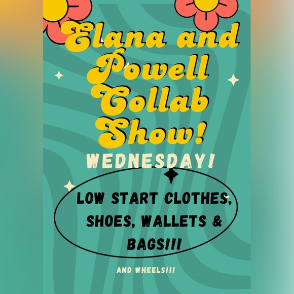 Low Start Clear Out Show with Elana and Powell!!! - Picture 1 of 1